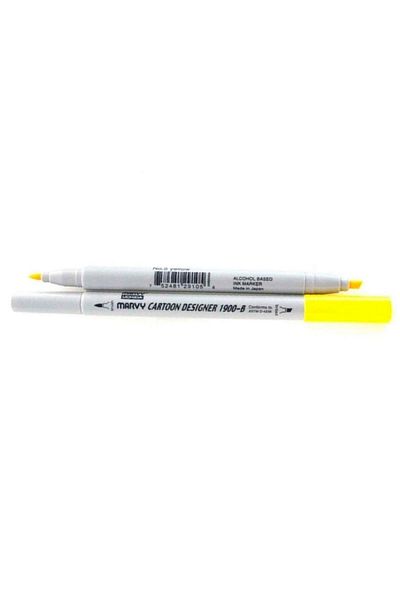 ADEL OYUNCAK Marvy 1900b-s/5 Yellow Graphic Marker Pen