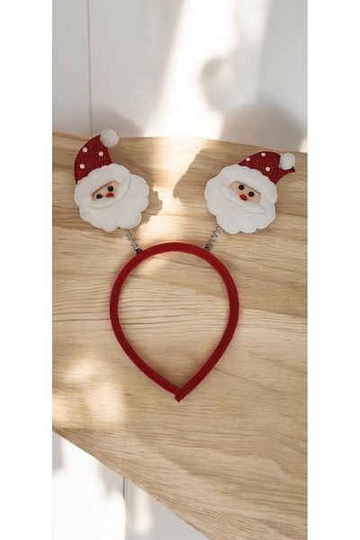 merni Cute Santa Claus Shaped New Year's Crown. (Suitable for Adult and Children)