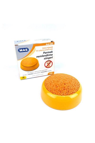 Mas 680 Orange Finger Moisturizing Sponge