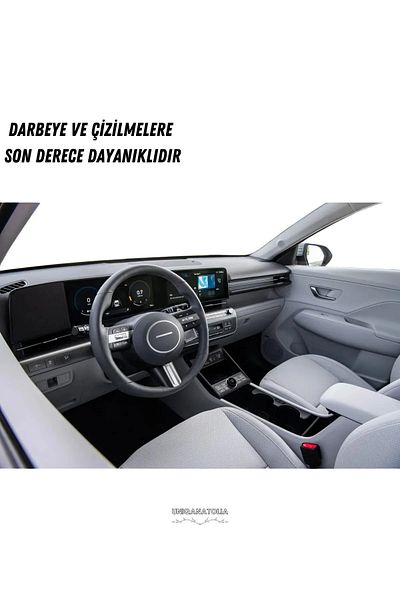 UniqAnatolia Nano Screen Protector for Hyundai Kona 2024 Electric Instrument Panel and Information Display Compatible