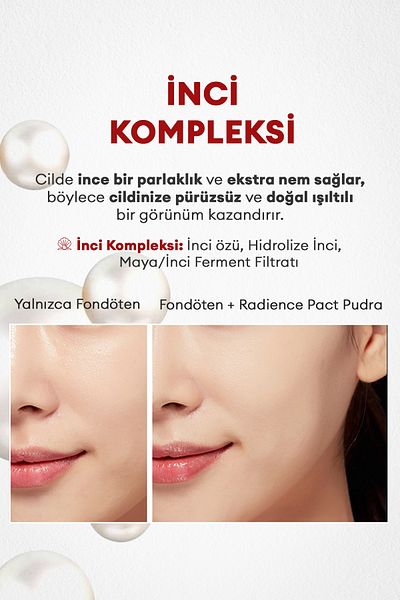 Missha مسحوق صغير الحجم Radiance Pact SPF27/PA++ (فانيليا) يعطي مظهرًا مضيئًا وناعمًا