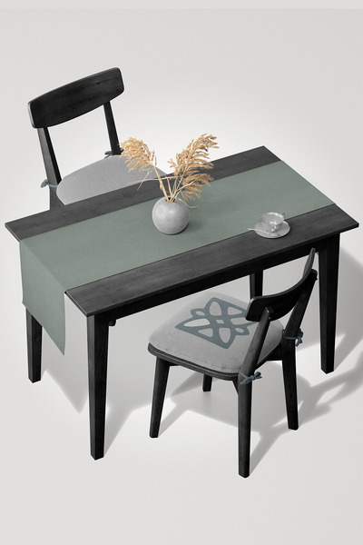 MARİTSA عداء فوشيا مخملي - غطاء مقاوم للبقع والتجاعيد