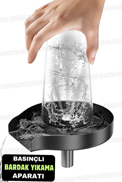 Yenilig Yüksek Basınçlı ve Su Tasarruflu Bardak Yıkama Aparatı ile Bardakları...
