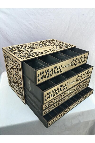 Gorilla Fashion Tesbih Takı Saat Gözlük Kutusu Kişiye Özel Organizer Tesbih K...