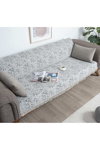 Ecre Multi-Purpose Cotton Cover- Sofa-Seat Shawl-Seat Cover 170x220