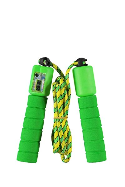 Oyunsal Yeşil Otomatik Sayaçlı Halatlı Atlama ipi - 2mt Boya Göre Ayarlanabilir