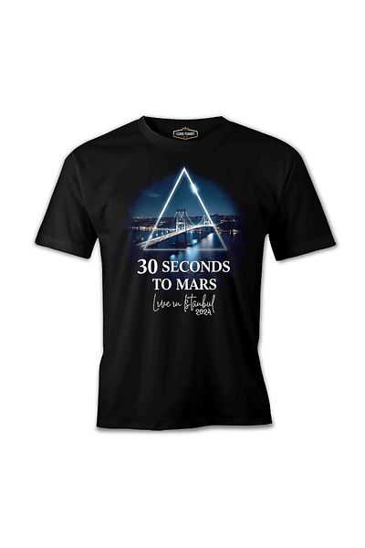 Lord T-Shirt 30 Seconds to Mars - Live in Istanbul Black Unisex T-Shirt