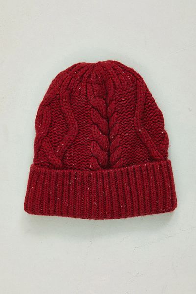 Clandestino Red Fold Hair Braid - Beanie