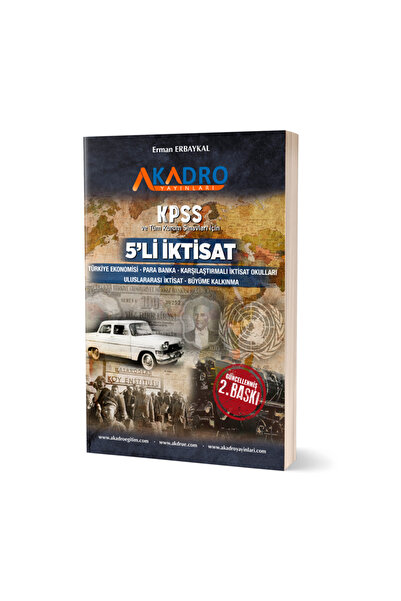 A Kadro Yayınları A Kadro KPSS A Grubu 5 li İktisat Konu Anlatımı 2. Baskı - ...