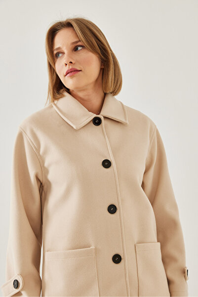 Bianco Lucci Women's Double Pocket Araboy Stamp Jacket 2611 60351206