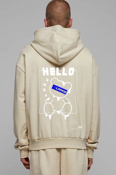 Favelas Moda Unisex Hoodie - Φούτερ με στάμπα και ράστερ μέσα fm1.26BJA