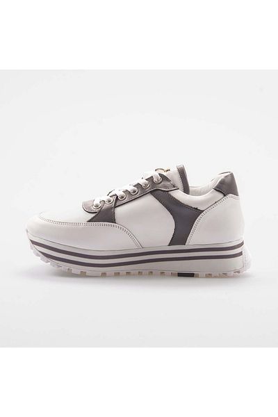 Rouge Women's Textile Poly Sole White Sports & Sneaker Shoes