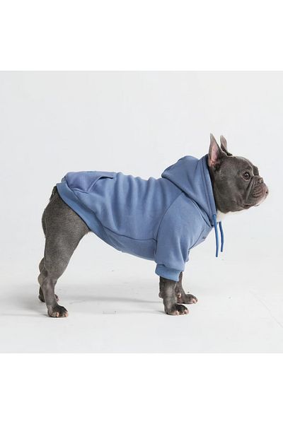 GTB Pet Dog Sweatshirt with Pocket Cotton Dog Outfit Fleece Dog Hoodie 3 Thread Raster