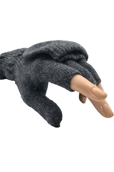 AXE SPORTSWEAR Winter Knitwear Gloves Glove - Big Toe Closed, Four Finger Cutout, Fingerless Button Cap