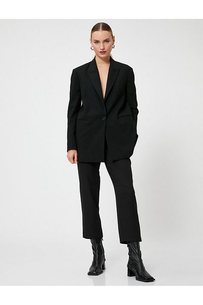 Koton Carrot Trousers Pleated Pocketed