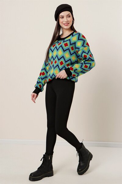 By Saygı High Waist Inside Raised Top Length Lycra Shaping Leggings