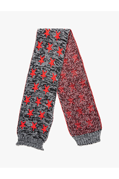 Koton Eșarfă cu model băiat roșu