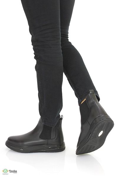 MARCOMEN Men's Genuine Leather Air Sole Laceless Sports Style Boots Mr4K/Bt20001