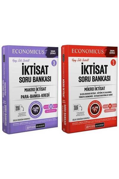 Pegem Akademi Yayıncılık Pegem 2025 KPSS A Grubu Economicus İktisat Soru Bank...