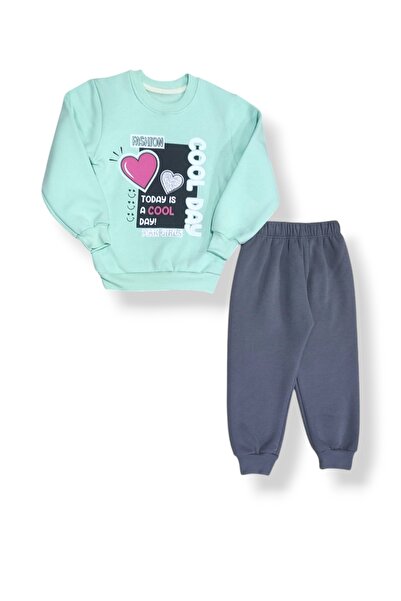 VALERY Cool Day Children's Tracksuit Set with 3 Thread Winter Shadon Fleece I...