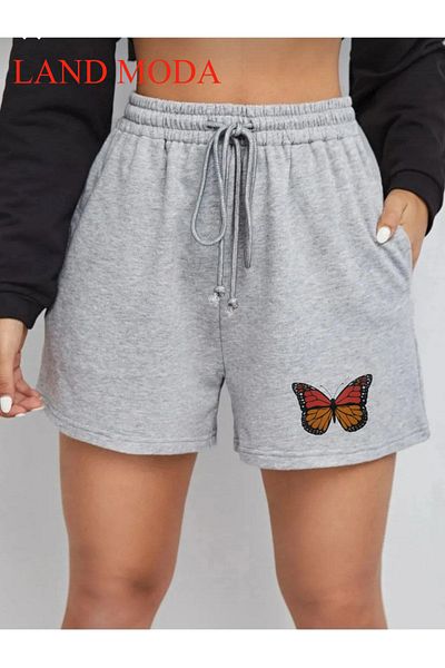 LAND MODA gir - Unisex εμπριμέ σορτς