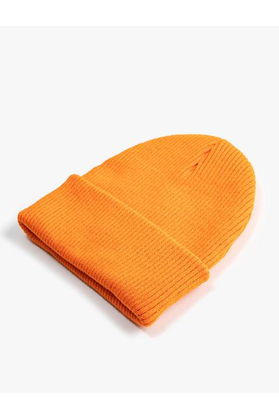 Koton Elastic Knitted Basic Beret