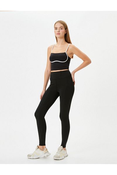 Koton Jambiere sport de bază cu buzunare, talie înaltă, slim fit
