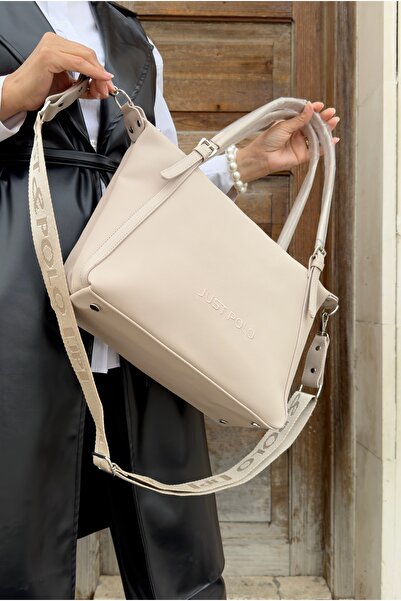Just Polo EU Justpolo Women's Large Size Shoulder Bag with Adjustable Long Strap