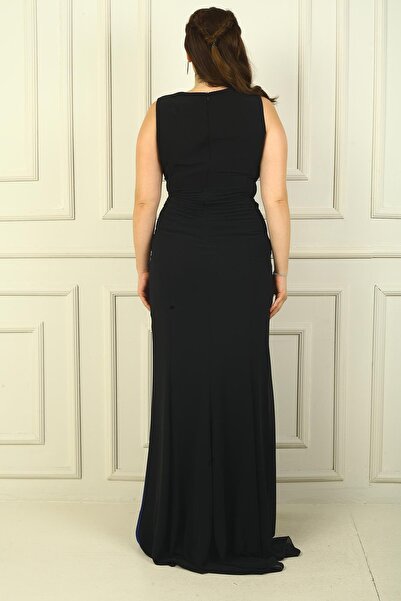 By Saygı Rochie lungă din șifon în 2 culori