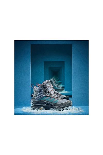 Merrell Moab Speed Thermo Mid Wp Women's Gray Boots Women's Boots J067016