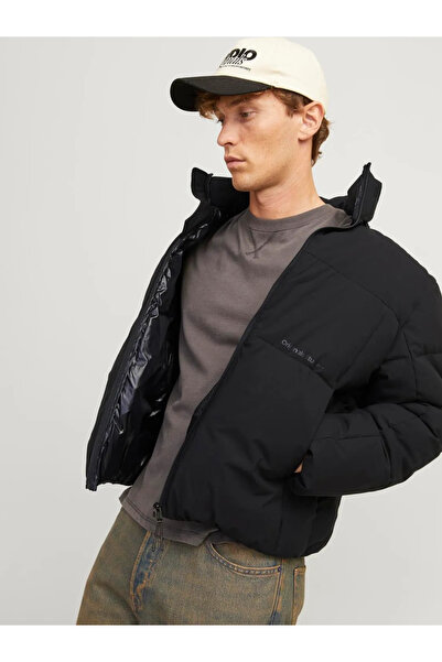 Jack & Jones Jack Jones Puffer Mont JORVESTERBRO BLOCKING PUFFER Ceket BF