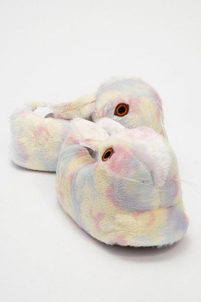 Ccway Rabbit Patterned Women's Home Shoes - Open Multi