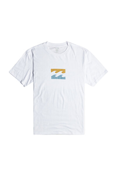 BİLLABONG Ανδρικό κοντομάνικο μπλουζάκι Team Wave Tees White