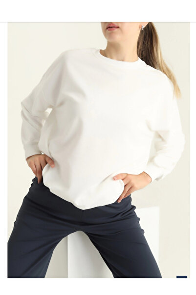 bgom Unisex Renkli Bisiklet Yaka Sweatshirt