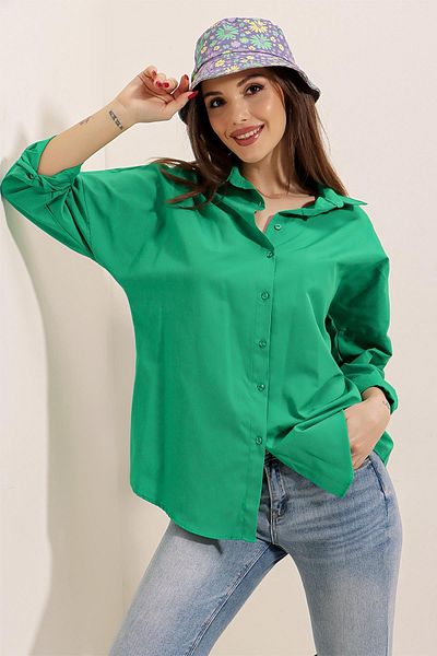 By Saygı Cămașă de bază lungă oversize
