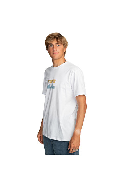 BİLLABONG Ανδρικό κοντομάνικο μπλουζάκι Team Wave Tees White