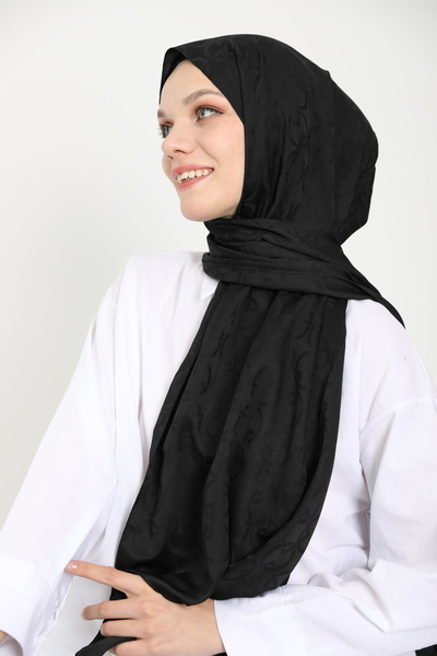 m moon scarf Model de inel șal jacquard mătăsos de înaltă calitate, țesătură importată și cusut italian