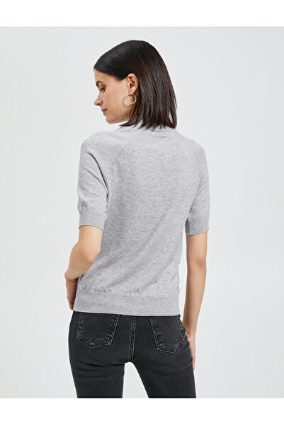 Koton Yarım Balıkçı Yaka Kazak Triko Kısa Kollu