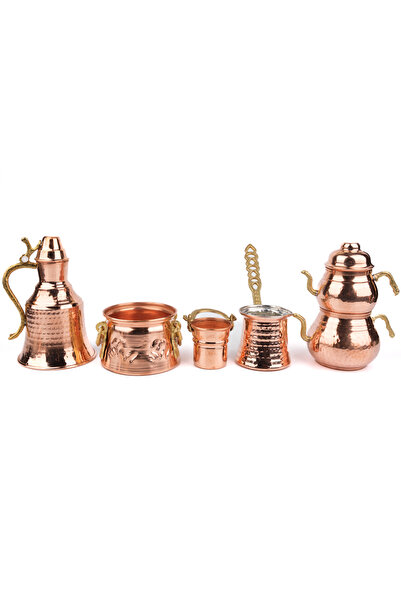 Zinnun BAKIR DEKORATİF BİBLO SET N4