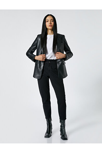 Koton Pantaloni ușori din gabardină - Bumbac cu picioare termocontractabile