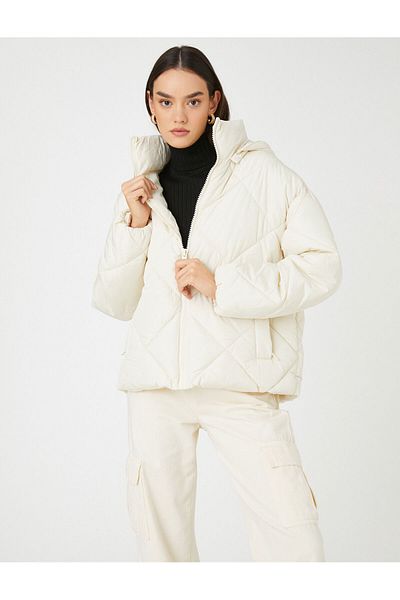 Koton Anorak supradimensionat cu glugă cu buzunare