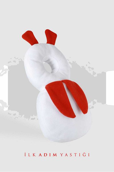 RUYALAR BEBEK Baby Head Protection Pillow Ladybug First Step Pillow