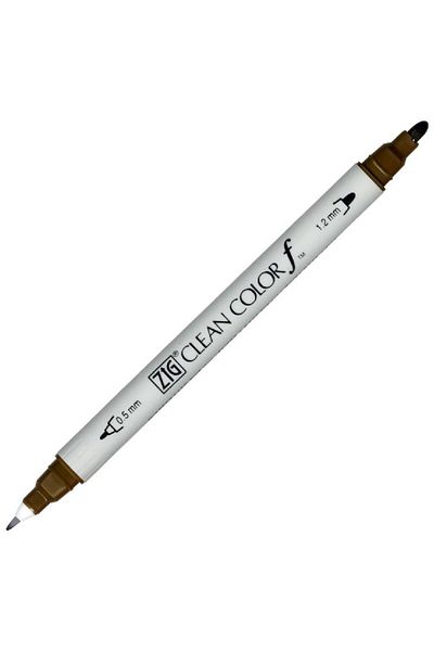 Zig Clean Color F Tcs-6000t 065 Mid Brown Double Sided Pencil