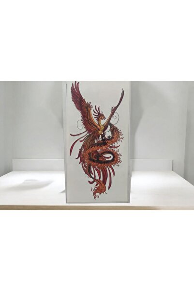 Mor Kayısı ANKA KUŞU Geçici Dövme