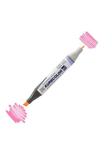 Zig Kurecolor Kc3000 Twin S Marker Pen 222 Light Pink