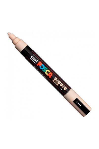 Uni Posca Uni-Ball Pc-5M Posca 1.8-2.5 Beige Water Based Poster Marker Pen 77196