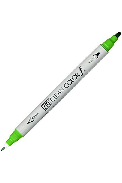 Zig Clean Color F Tcs-6000t 047 May Green Double Sided Pen