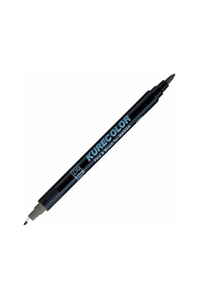 Zig Kurecolor Fine Brush For Manga Marker Drawing Pen C.07 Cool Gray 7