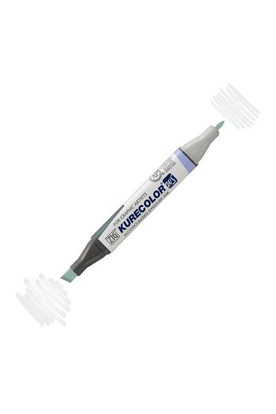Zig Kurecolor KC3000 Twin S Marker - Green and Gray Pen 840