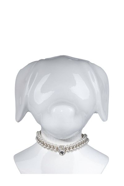 reyselstyle Luxury Cat and Dog Collar with Pearls and Zircon Stones